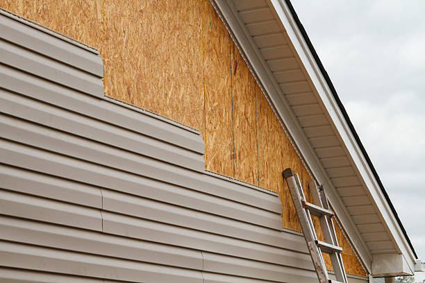 Professional Storm Damage Siding Repair technician working in Bloomington, MN